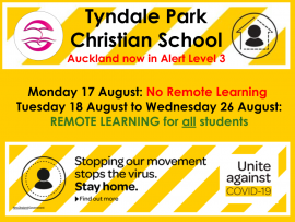 Remote learning continues until 26 August 