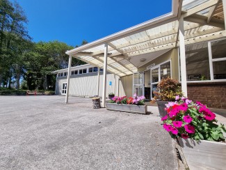 School office entrance