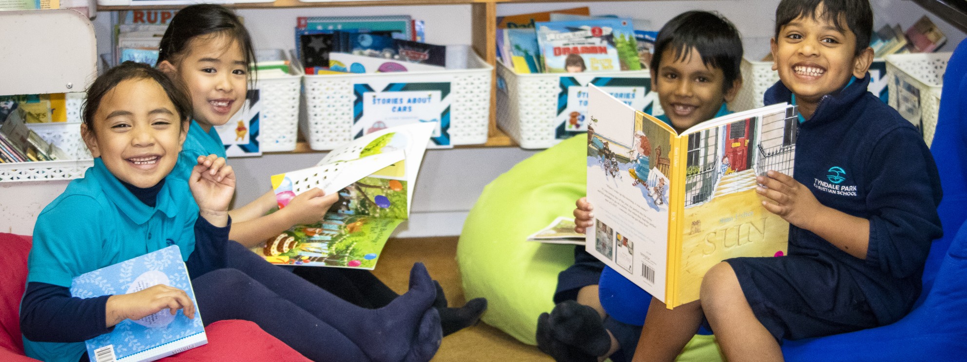 Reading in the library