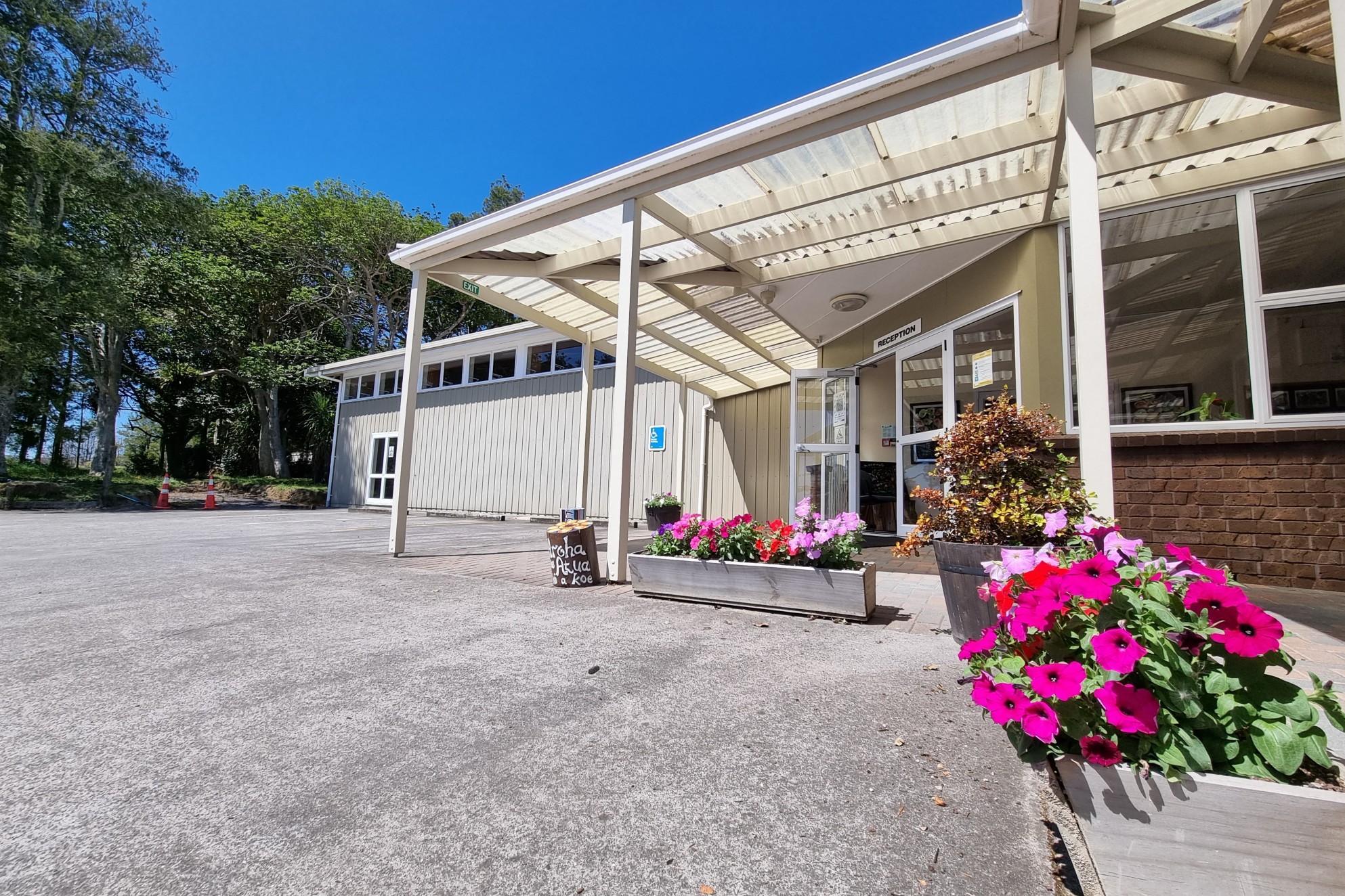 School office entrance